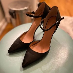 Halston Heritage strappy two piece d’orsay heels